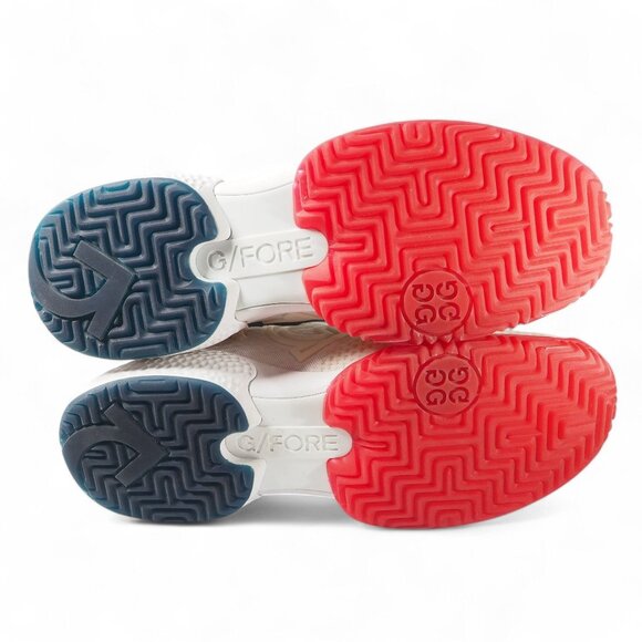 G/FORE QRT1 Pickleball Performance Athletic Sneakers White / Red Men's 10 - Picture 8 of 12